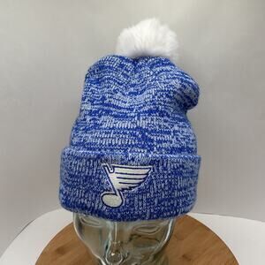 Fanatics St Louis Blue Embroidered Bobble Hat